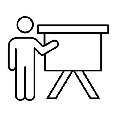 Kişisel ve Ticari Kullanım için Sunum Simgesi Tasarımı