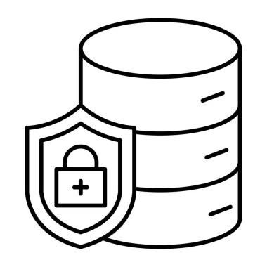 Kişisel ve Ticari Kullanım için Veri Koruma Simgesi Tasarımı