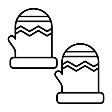 Kişisel ve Ticari Kullanım için Eldiven Simgesi Tasarımı