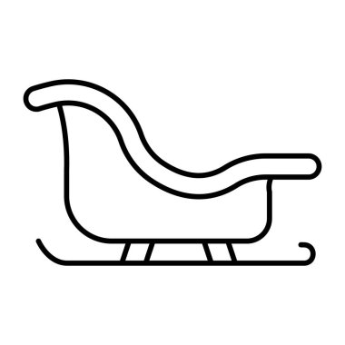 Kişisel ve Ticari Kullanım için Kızak Simgesi Tasarımı