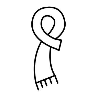 Kişisel ve Ticari Kullanım için Eşarp Simgesi Tasarımı