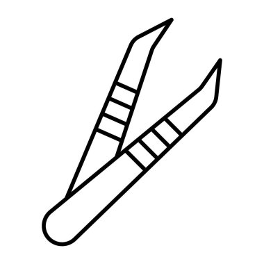 Kişisel ve Ticari Kullanım için Cımbız Simgesi Tasarımı