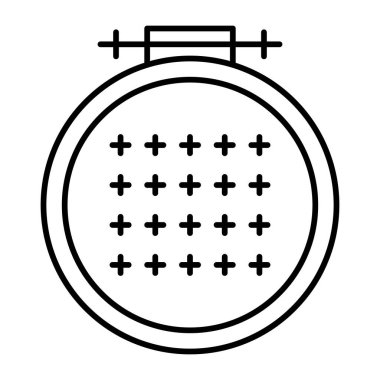 Kişisel ve Ticari Kullanım için Çapraz İlmek Simgesi Tasarımı