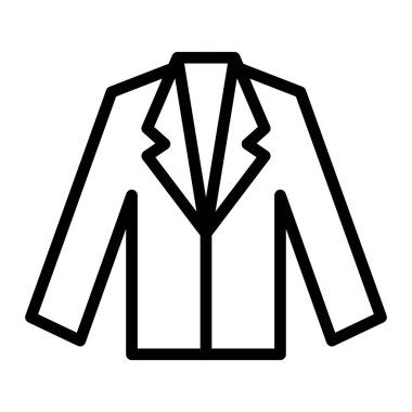 Kişisel ve Ticari Kullanım için Coat Simgesi Tasarımı