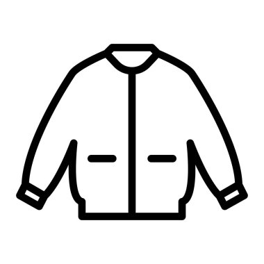 Kişisel ve Ticari Kullanım için Ceket Simgesi Tasarımı