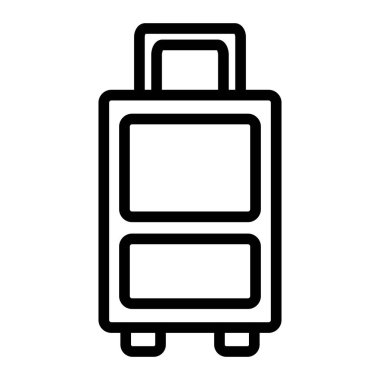 Kişisel ve Ticari Kullanım İçin Bavul Simgesi Tasarımı