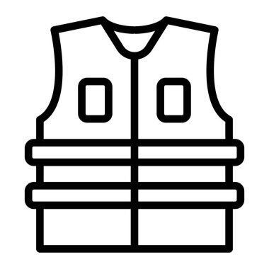 Kişisel ve Ticari Kullanım için Yelek Simgesi Tasarımı