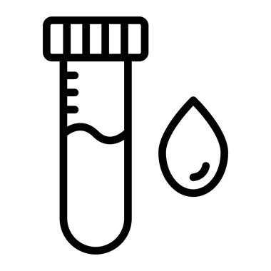 Kişisel ve Ticari Kullanım için Kan Örnek Simgesi Tasarımı