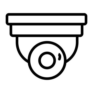 Kişisel ve Ticari Kullanım için CCTV Simgesi Tasarımı