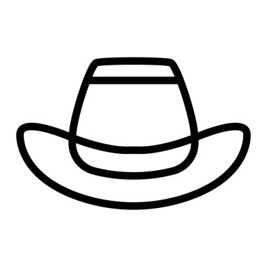 Kişisel ve Ticari Kullanım için Fedora Şapka Simgesi Tasarımı