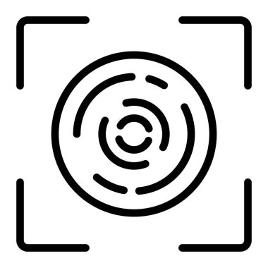 Kişisel ve Ticari Kullanım için Parmak izi Simgesi Tasarımı