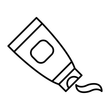 Kişisel ve Ticari Kullanım için Diş Yapıştırıcı Simgesi Tasarımı