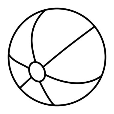 Kişisel ve Ticari Kullanım için Plaj Balosu Simgesi Tasarımı