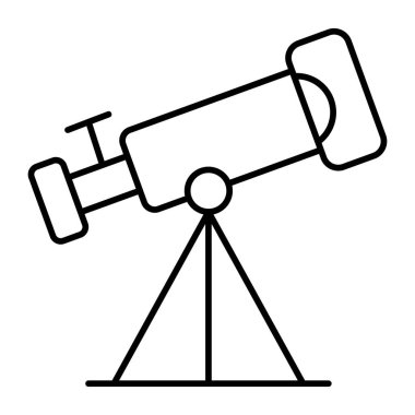 Kişisel ve Ticari Kullanım İçin Teleskop Simgesi Tasarımı
