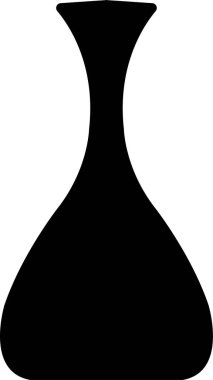 Yunan vazoları siyah siluetler. Daha sert desenli antik amforalar ve tencereler. Glyph Clay seramik toprak eşyalar. Beyaz arkaplan ancent çömlek simgesine vektör Vintage.