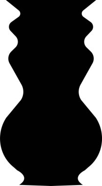 Yunan vazoları siyah siluetler. Daha sert desenli antik amforalar ve tencereler. Glyph Clay seramik toprak eşyalar. Beyaz arkaplan ancent çömlek simgesine vektör Vintage.