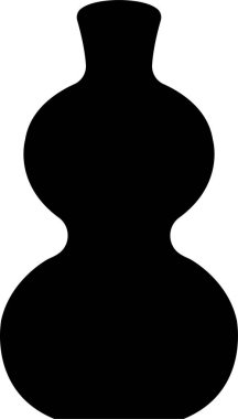 Yunan vazoları siyah siluetler. Daha sert desenli antik amforalar ve tencereler. Glyph Clay seramik toprak eşyalar. Beyaz arkaplan ancent çömlek simgesine vektör Vintage.