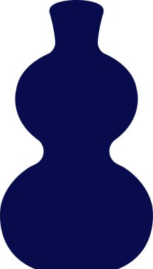 Yunan vazoları mavi siluetler. Daha sert desenli antik amforalar ve tencereler. Glyph Clay seramik toprak eşyalar. Beyaz arkaplan ancent çömlek simgesine vektör Vintage.