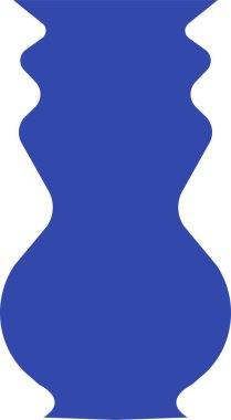 Yunan vazoları mavi siluetler. Daha sert desenli antik amforalar ve tencereler. Glyph Clay seramik toprak eşyalar. Beyaz arkaplan ancent çömlek simgesine vektör Vintage.