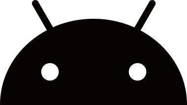 Android akıllı telefonlar, tabletler, bilgisayarlar ve diğer cihazlar için bir mobil işletim sistemidir. Android logoti koleksiyonu. Vektör editörü.