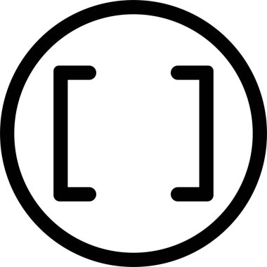 Yuvarlak parantez parantezi işareti Uygulamalar ve web siteleri için öge / pozitif işaret resim simgesi ekle.