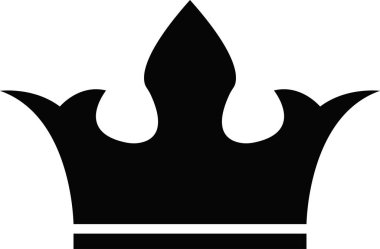Crown simgeleri logo vektörü Crwon Stroke 'un yüksek kalitede simgesi .