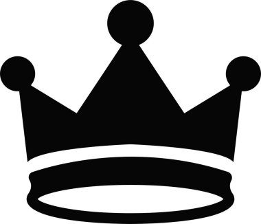 Crown simgeleri logo vektörü Crwon Stroke 'un yüksek kalitede simgesi .