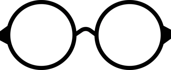 Óculos Olho Retro Ícone Vetor Ícone Linha Óculos Ícone Sinal —  Vetores de Stock