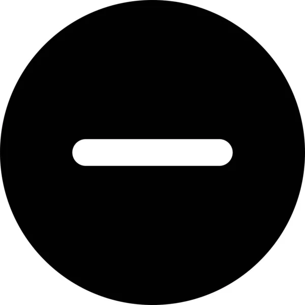 Okrągły Znak Dodaj Element Znak Dodatni Ikona Sztuki Dla Aplikacji — Wektor stockowy