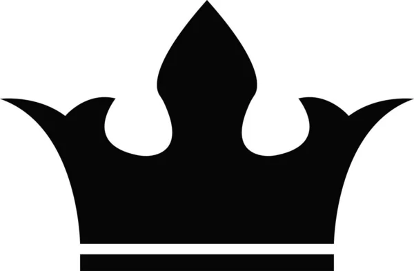 Kroon Pictogrammen Template Logo Vector Crwon Stroke Met Hoge Kwaliteit — Stockvector