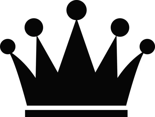 Crown Εικονίδια Πρότυπο Λογότυπο Διάνυσμα Crwon Stroke Υψηλή Ποιότητα — Διανυσματικό Αρχείο