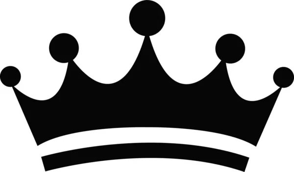 Шаблон Піктограм Корони Логотип Вектор Crwon Інсульт Високою Якістю — стоковий вектор