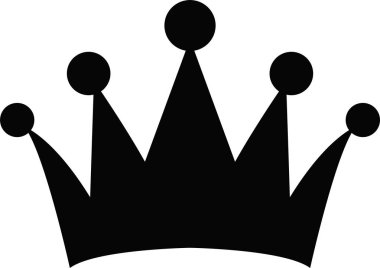 Crown simgeleri logo vektörü Crwon Stroke 'un yüksek kalitede simgesi .