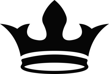 Crown simgeleri logo vektörü Crwon Stroke 'un yüksek kalitede simgesi .