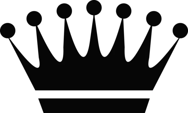 Crown Icons Template Logo Vector Crwon Stroke High Quality — Stock Vector