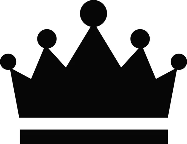 高质量的皇冠图标模板标识向量Crwon Stroke — 图库矢量图片