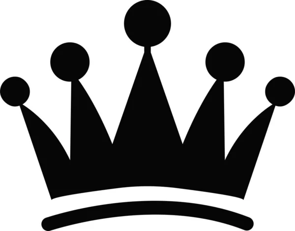 Crown Icons Template Logo Vector Crwon Stroke High Quality — Stock Vector