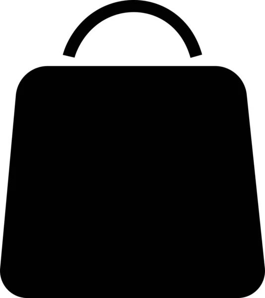 白い背景に隔離された黒いスタイリッシュな女性バッグ 高級モダンなレザーアクセサリー クロスボディ ズボン クラッチ トート ハンドバッグフラットベクターリニア — ストックベクタ