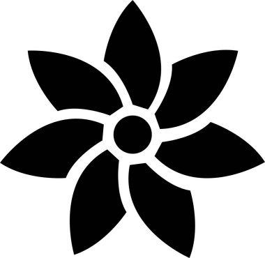 Bahar çiçeği siyah vektörü izole ve beyaz arkaplanda. İlkbahar mevsimi için papatya ve ayçiçeklerinin grafik elementleri ve dekorasyonları .