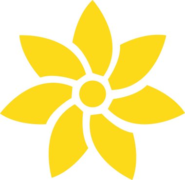 Bahar çiçeği sarı vektörü izole edildi ve beyaz zemin oluşturuldu. Bahar mevsimi için grafik elementler ve dekorasyonlar olarak papatya ve ayçiçeği koleksiyonu .