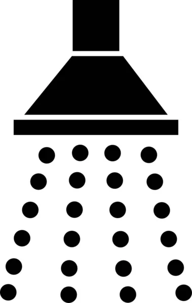 Symbol Duschsymbol Badezimmerduschvektor Isoliert Auf Weißem Hintergrund Ikonensammlung Für Hause — Stockvektor
