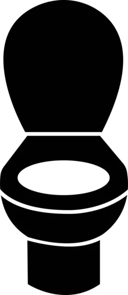 Векторні Значки Туалету Ванній Кімнаті Векторна Колекція Чорного Туалету Векторні — стоковий вектор