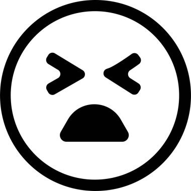 Ağlayan emoji. Gözyaşı damlası 3D biçimlendirilmiş vektör simgesi ile üzgün ifade