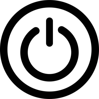 Açılıp kapanma simgesi. Güç düğmeleri. Vektör Başlatma Gücü Düğmesi beyaz arkaplanda izole edildi. Güç Anahtarı işareti ve sembolü. Elektrik gücü koleksiyonu .