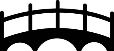 Köprü, ikon Various Köprüsü. Düzenlenebilir inme ile düz set. Mimari tabela koleksiyonu. İnşaat sembolü kiriş, kiriş, kiriş, kemer, süspansiyon, kiriş arkaplan izole.