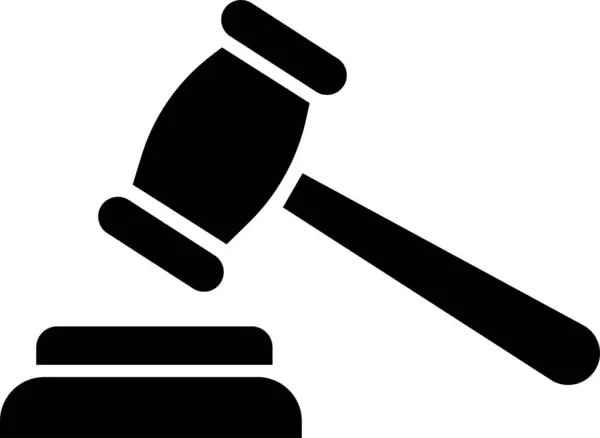 Yargıç Tokmak ikonu. Gavel simgeleri. Beyaz arkaplan kavramına göre izole edilmiş vektör açık artırma, çizgi sembolü ve düz vektör 10.