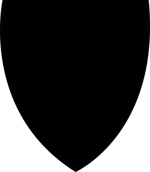 Boucliers Icône Couleur Noire Signes Icône Bouclier Sécurité Eléments Conception — Image vectorielle