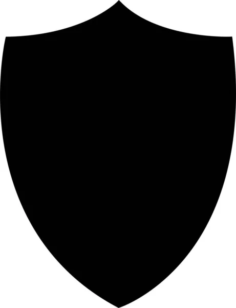 Ασπίδες Μαύρο Χρώμα Εικονίδιο Σήματα Εικονιδίου Ασπίδας Ασφαλείας Στοιχεία Σχεδιασμού — Διανυσματικό Αρχείο