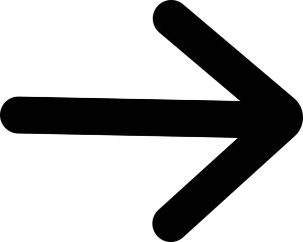 Icono Flecha Flecha Cursor Colección Diferentes Flechas Signo Negro Vector — Vector de stock