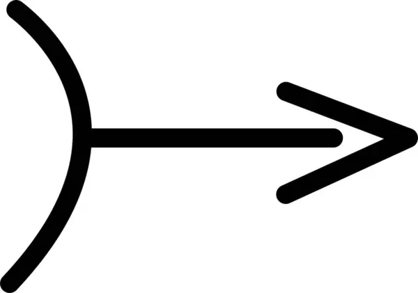 Schwarzes Pfeil Symbol Auf Transparentem Hintergrund Handgezeichneter Pfeilmarkierungsvektor Schwarz Linie — Stockvektor